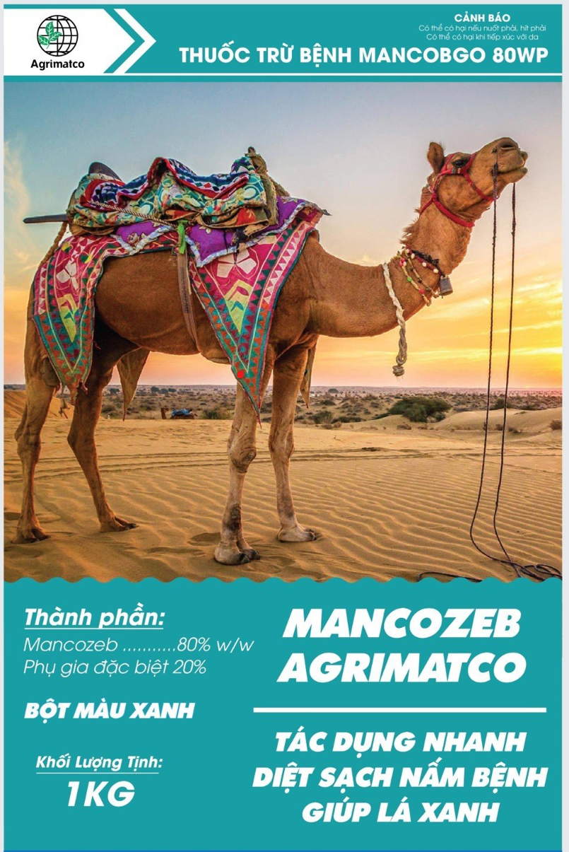 Thuốc trừ bệnh  Mancozeb Agrimatco 80WP (Mancobgo 80WP)